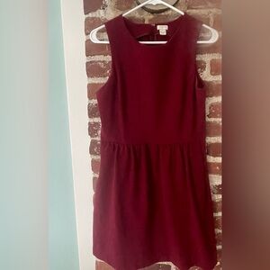Maroon J Crew dress- M